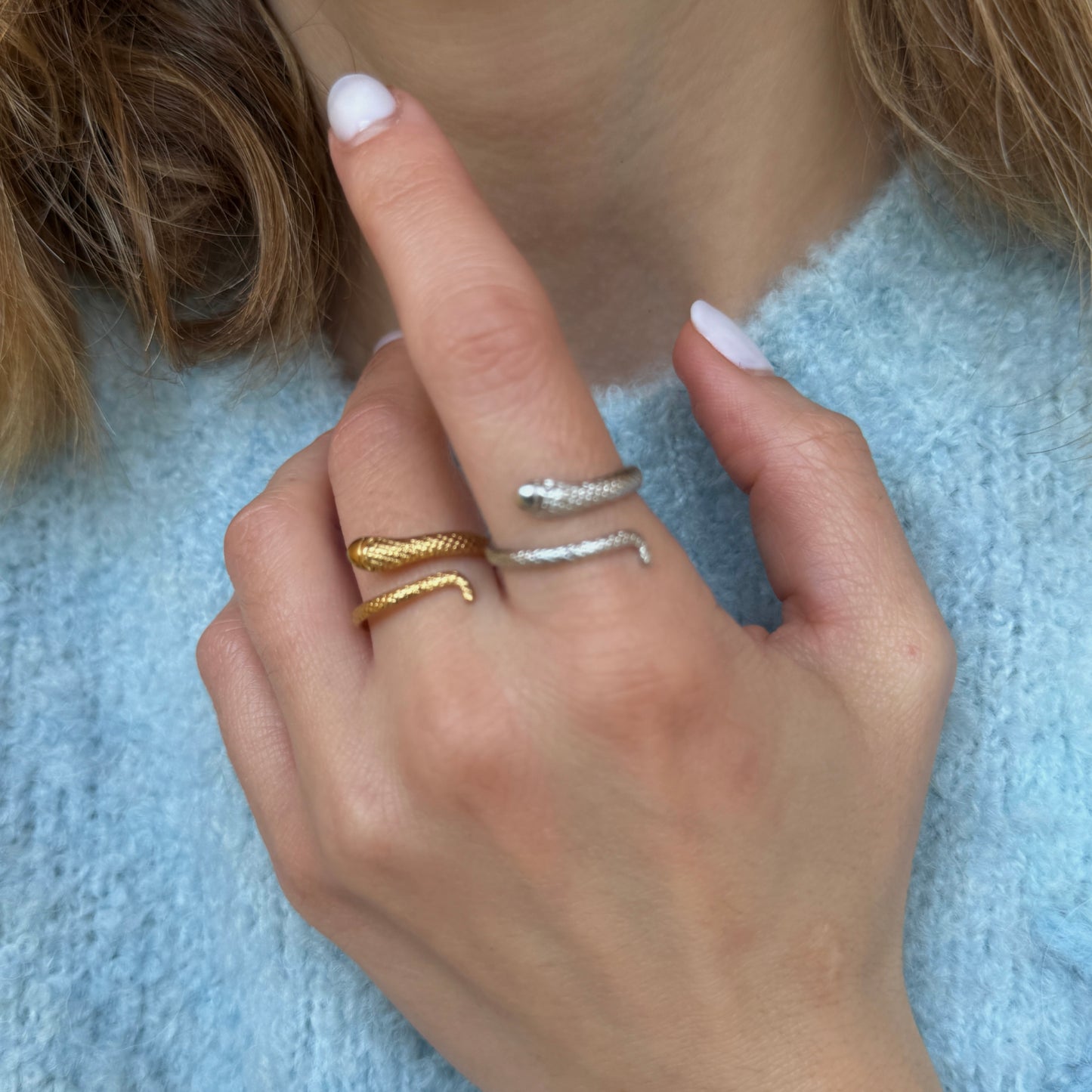 Gold Snake Ring