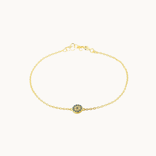 Gold Evil Eye Bracelet